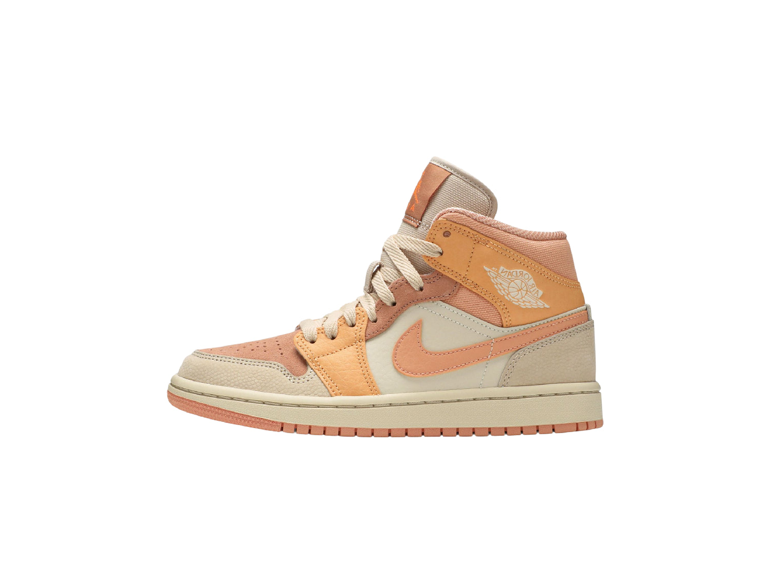 Jordan 1 Mid Apricot Orange (Women's)