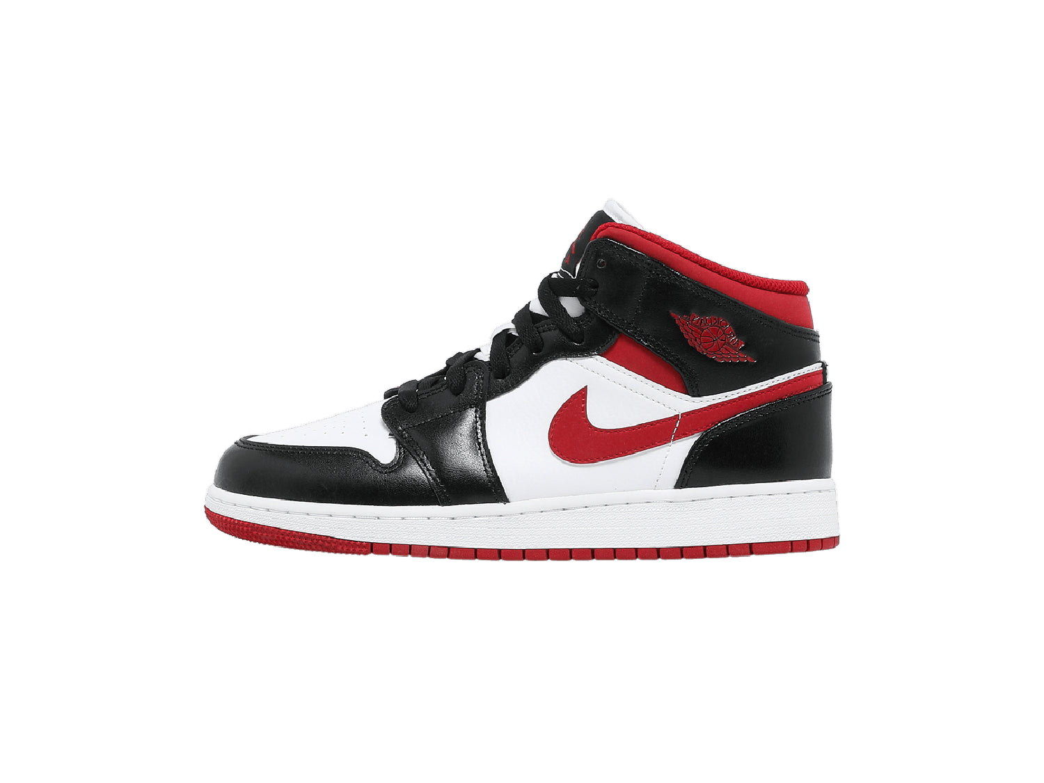 Jordan 1 Mid Gym Red Black White (GS)
