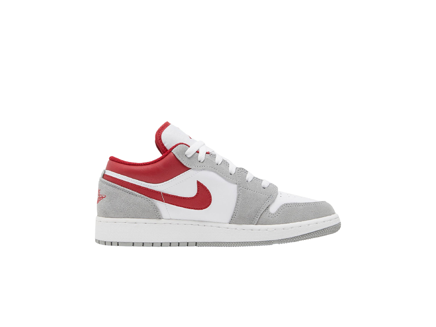 Jordan 1 Low SE Smoke Grey Gym Red (GS)