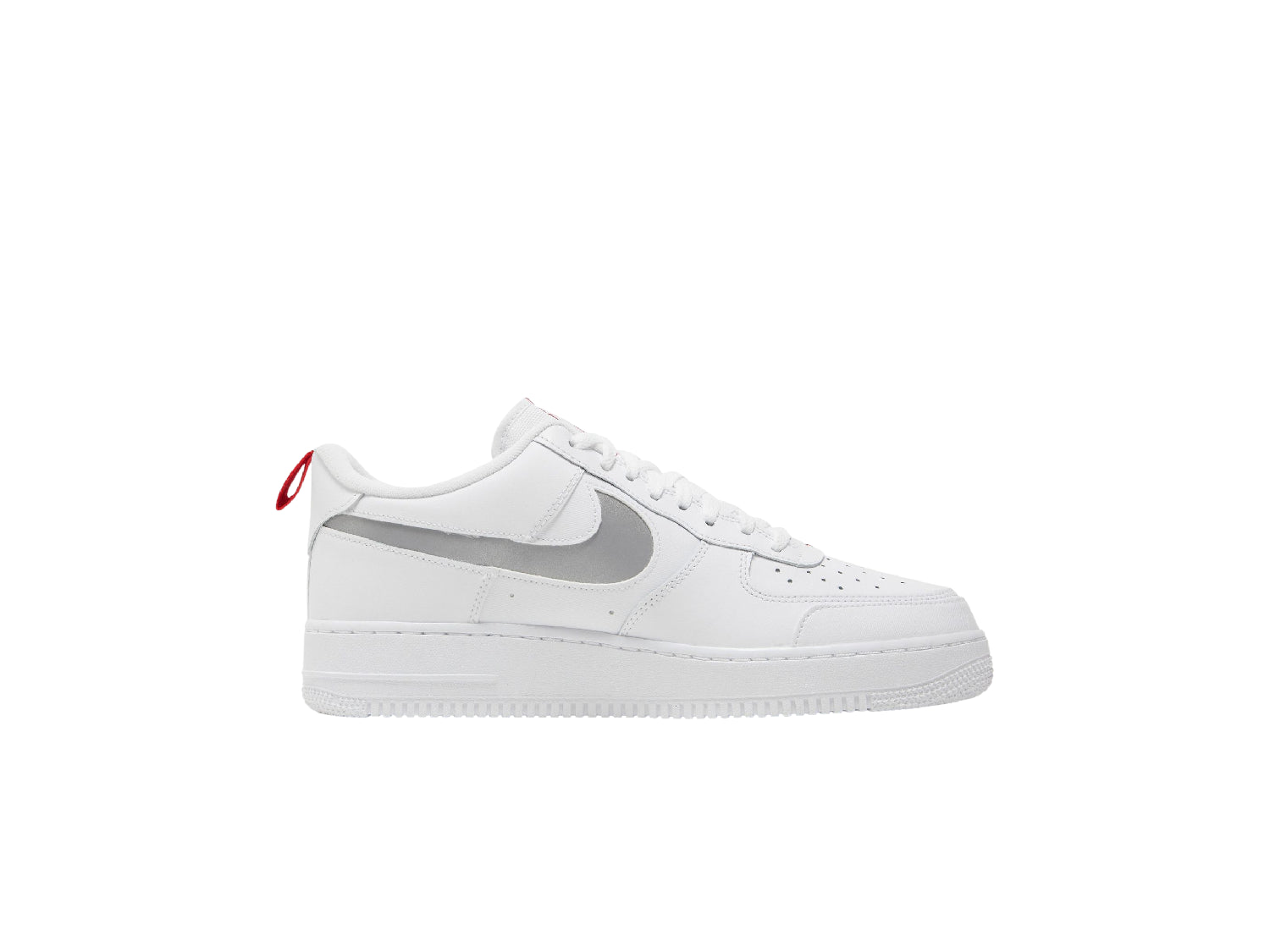 Nike Air Force 1 Low Cut Out Swoosh - White