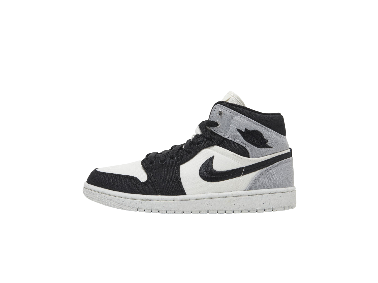 Wmns Air Jordan 1 Mid SE 'Light Steel Grey Canvas'