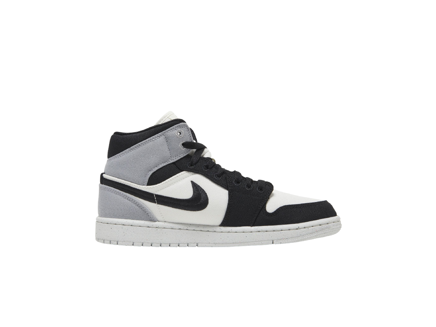 Wmns Air Jordan 1 Mid SE 'Light Steel Grey Canvas'