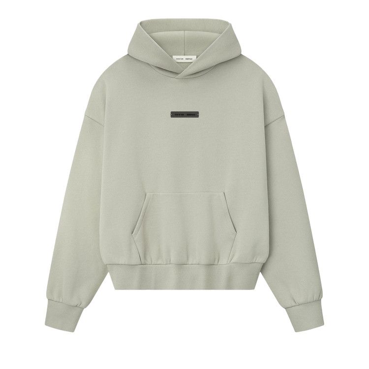 Fear of God Essentials Classic Fleece Hoodie Abbey Stone – hlavní pohled | Purekickz