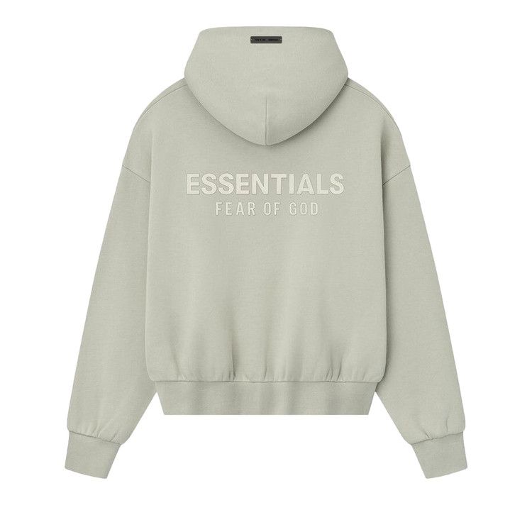 Fear of God Essentials Classic Fleece Hoodie Abbey Stone – boční pohled | Purekickz