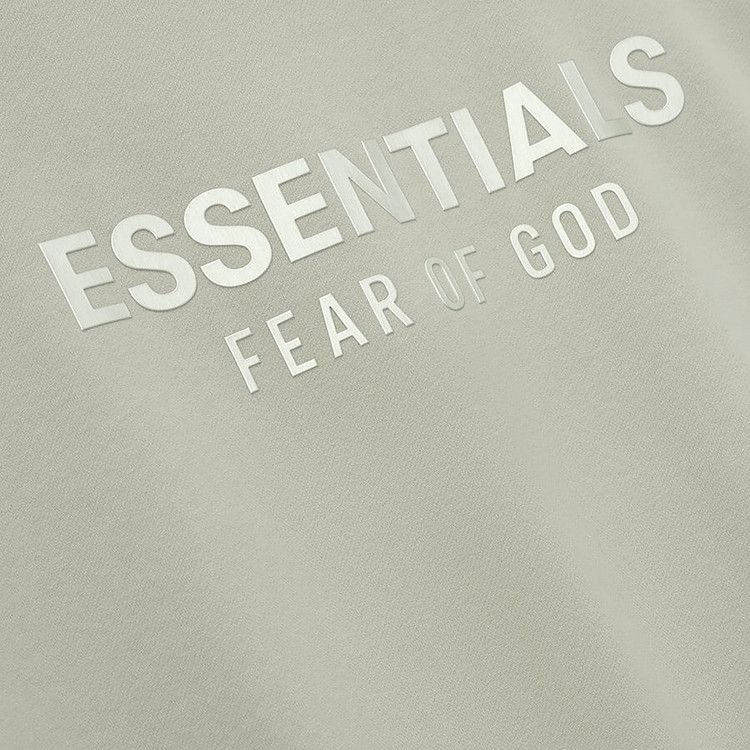 Fear of God Essentials Classic Fleece Hoodie Abbey Stone – detail | Purekickz