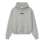 Fear of God Essentials Classic Fleece Hoodie Concrete Heather – hlavní pohled | Purekickz