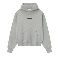 Fear of God Essentials Classic Fleece Hoodie Concrete Heather – hlavní pohled | Purekickz