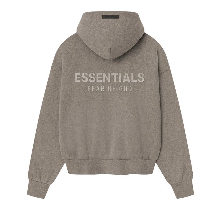 Fear of God Essentials Classic Fleece Hoodie Homestead Heather – boční pohled | Purekickz