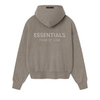 Fear of God Essentials Classic Fleece Hoodie Homestead Heather – boční pohled | Purekickz