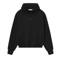 Fear of God Essentials Classic Fleece Hoodie Jet Black – hlavní pohled | Purekickz