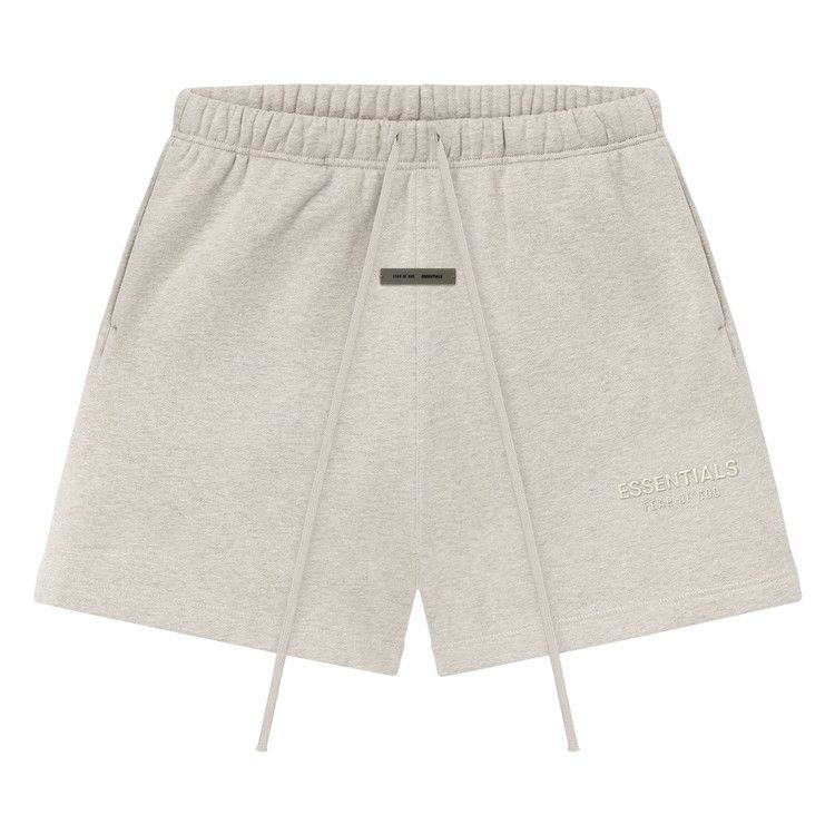 Fear of God Essentials Classic Fleece Sweatshort Heather Stone – hlavní pohled | Purekickz
