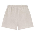 Fear of God Essentials Classic Fleece Sweatshort Heather Stone – boční pohled | Purekickz