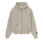Fear of God Essentials Classic Fleece Zip Up Hoodie Timber – hlavní pohled | Purekickz