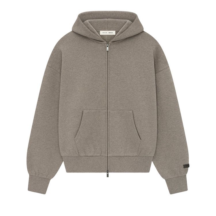 Fear of God Essentials Classic Full Zip-Up Hoodie Homestead Heather
