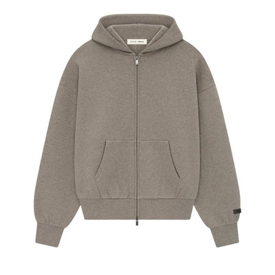 Fear of God Essentials Classic Full Zip-Up Hoodie Homestead Heather