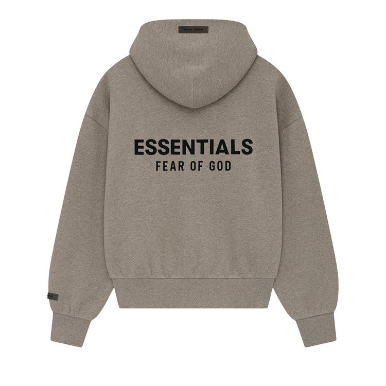 Fear of God Essentials Classic Full Zip-Up Hoodie Homestead Heather
