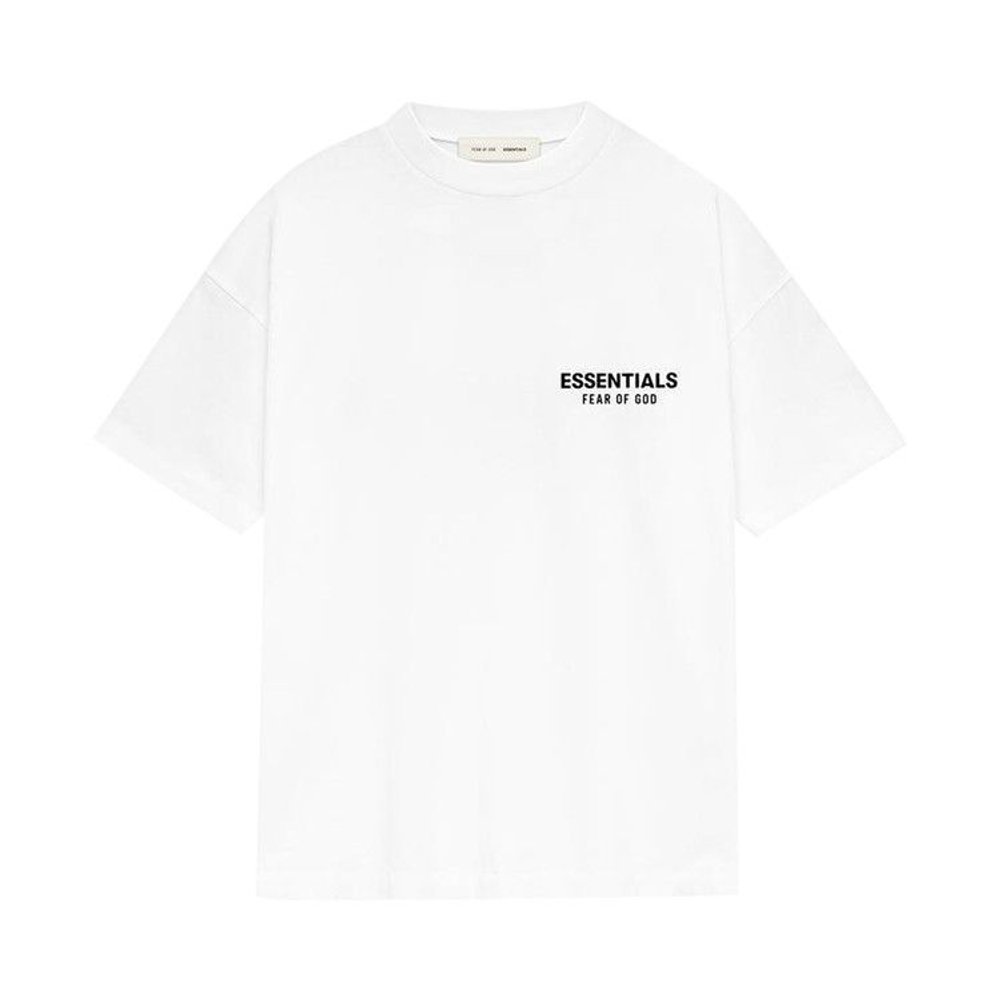 Fear of God Essentials Classic Short Sleeve Tee Bright White – hlavní pohled | Purekickz