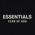 Fear of God Essentials Classic Short Sleeve Tee Jet Black – detail | Purekickz