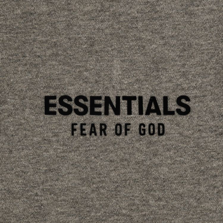 Fear of God Essentials Classic Sweatshort Homestead Heather – detail | Purekickz