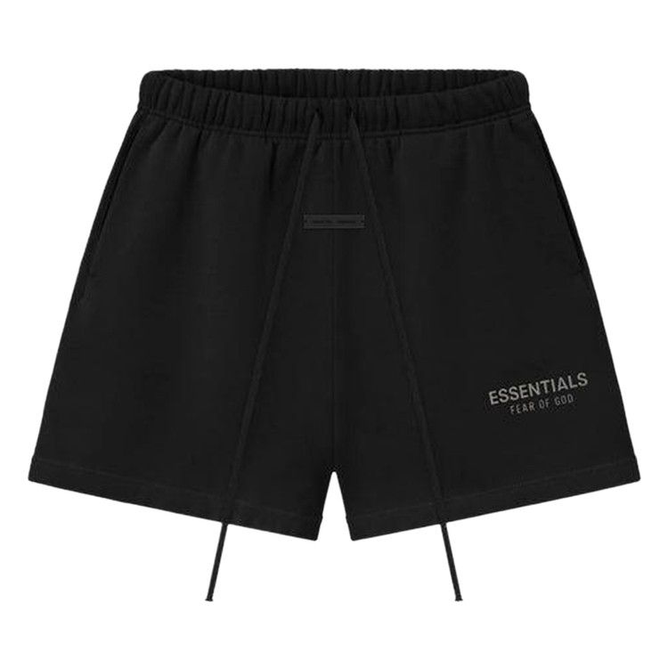 Fear of God Essentials Classic Sweatshorts Jet Black – hlavní pohled | Purekickz