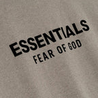 Fear of God Essentials Classic Tee Homestead Heather – detail | Purekickz