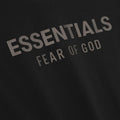 Fear of God Essentials Classic Tee Jet Black – hlavní pohled | Purekickz