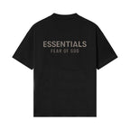 Fear of God Essentials Classic Tee Jet Black – boční pohled | Purekickz