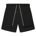 Fear of God Essentials Cream Drawstring Sweatshort Jet Black – hlavní pohled | Purekickz