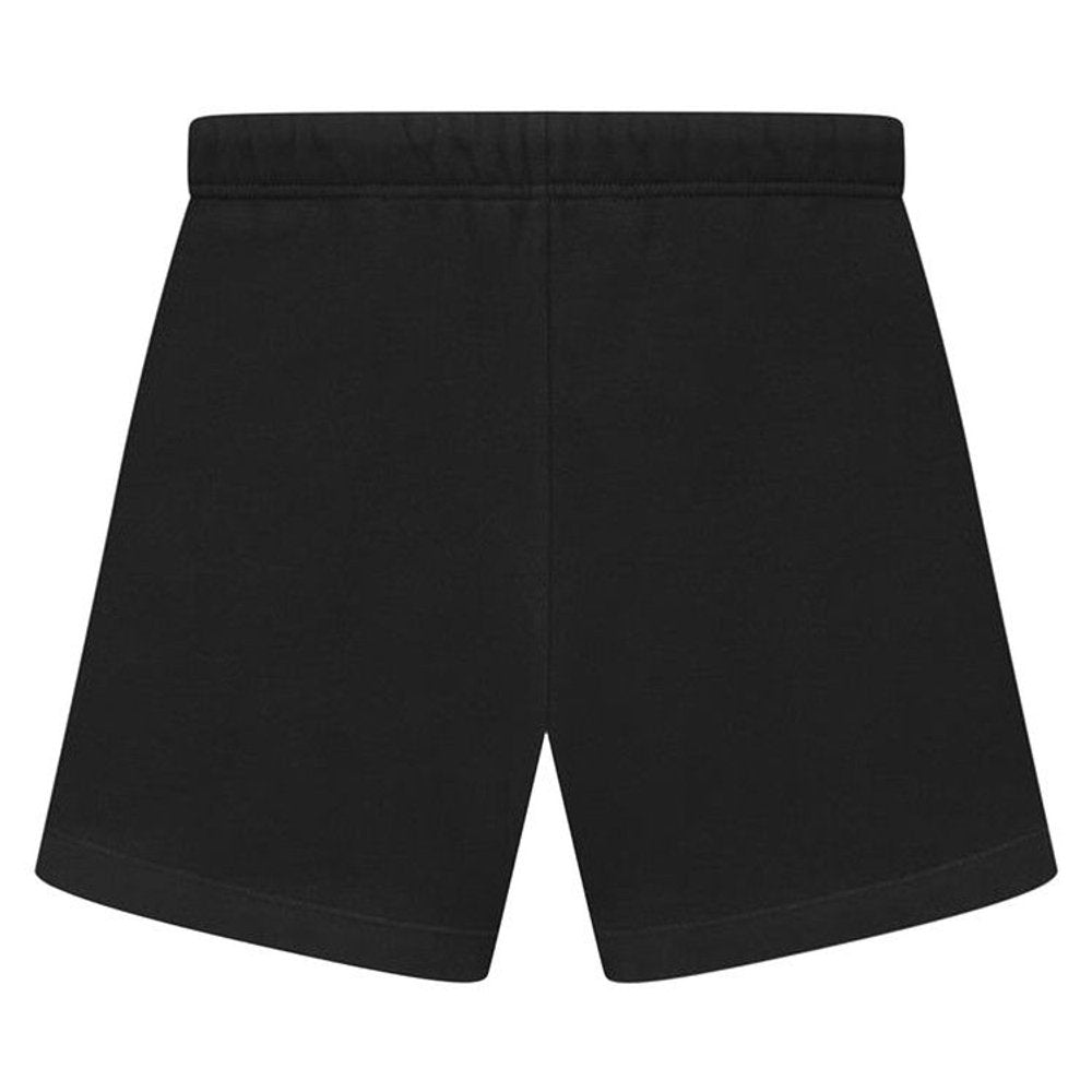 Fear of God Essentials Cream Drawstring Sweatshort Jet Black – boční pohled | Purekickz