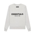 Fear of God Essentials Crewneck Light Oatmeal – boční pohled | Purekickz