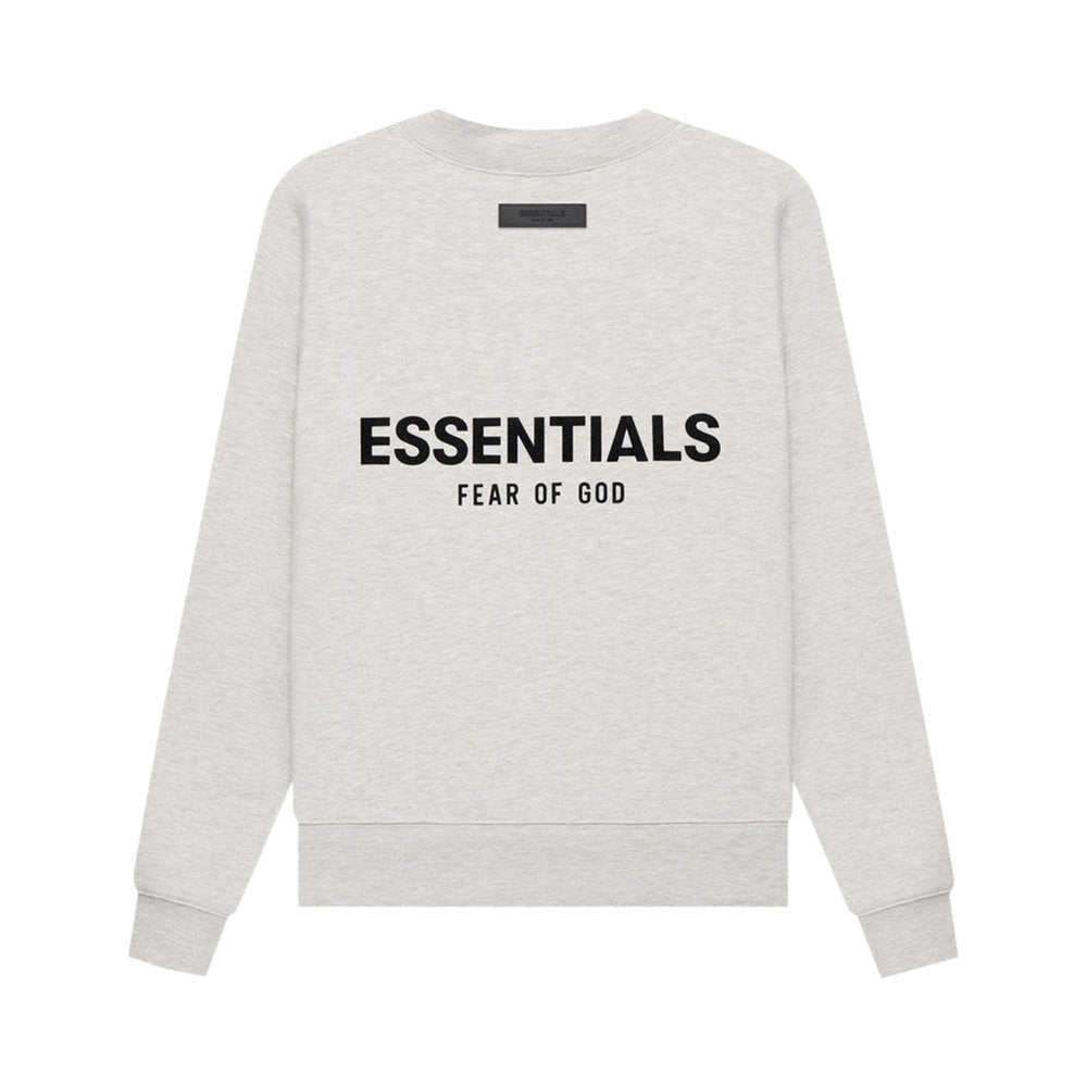 Fear of God Essentials Crewneck Light Oatmeal – boční pohled | Purekickz