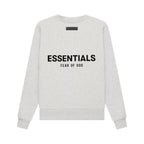 Fear of God Essentials Crewneck Light Oatmeal – boční pohled | Purekickz