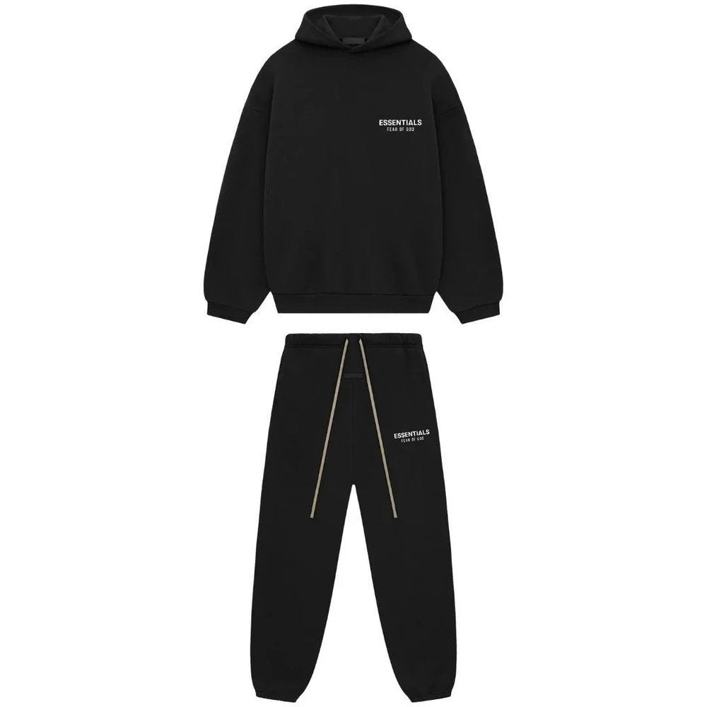 Fear of God Essentials Fleece Black Set – hlavní pohled | Purekickz