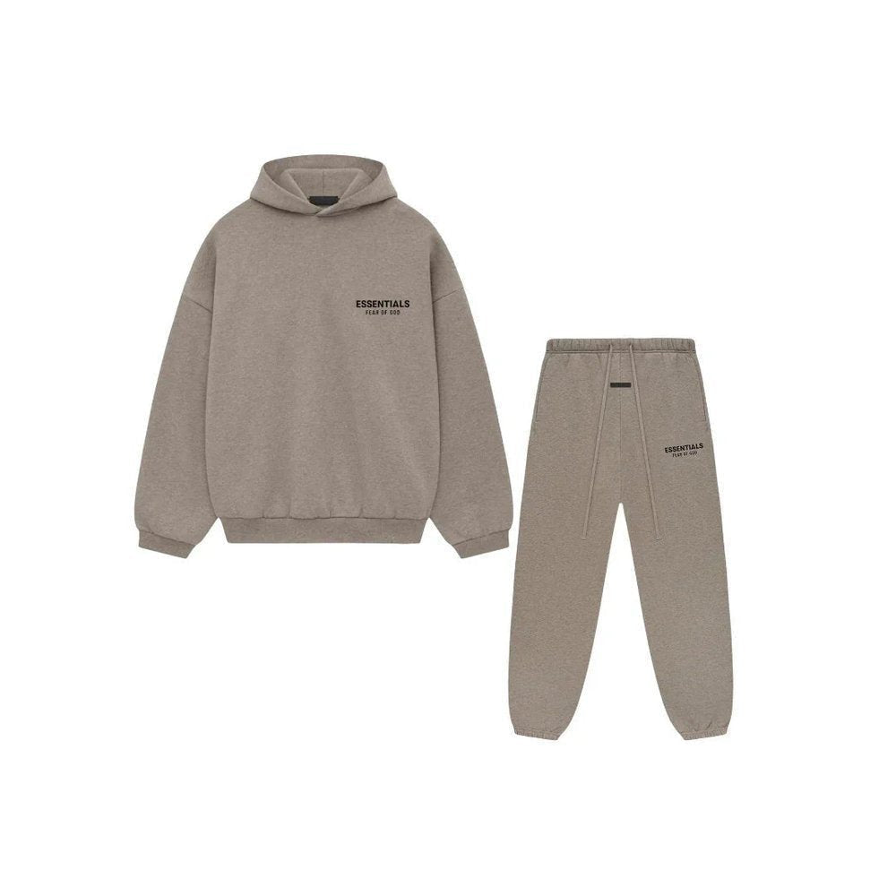 Fear of God Essentials Fleece Dark Heather Gray Set – hlavní pohled | Purekickz
