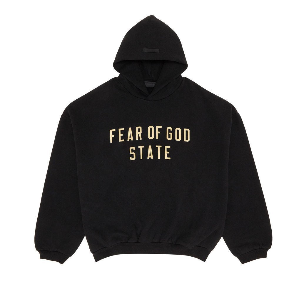 Fear of God Essentials Fleece Hoodie Black – hlavní pohled | Purekickz