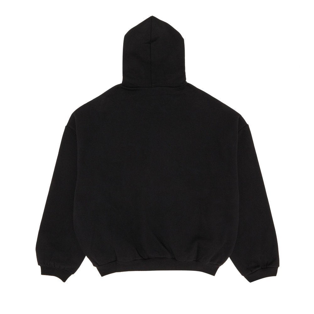 Fear of God Essentials Fleece Hoodie Black – boční pohled | Purekickz
