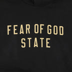 Fear of God Essentials Fleece Hoodie Black – detail | Purekickz
