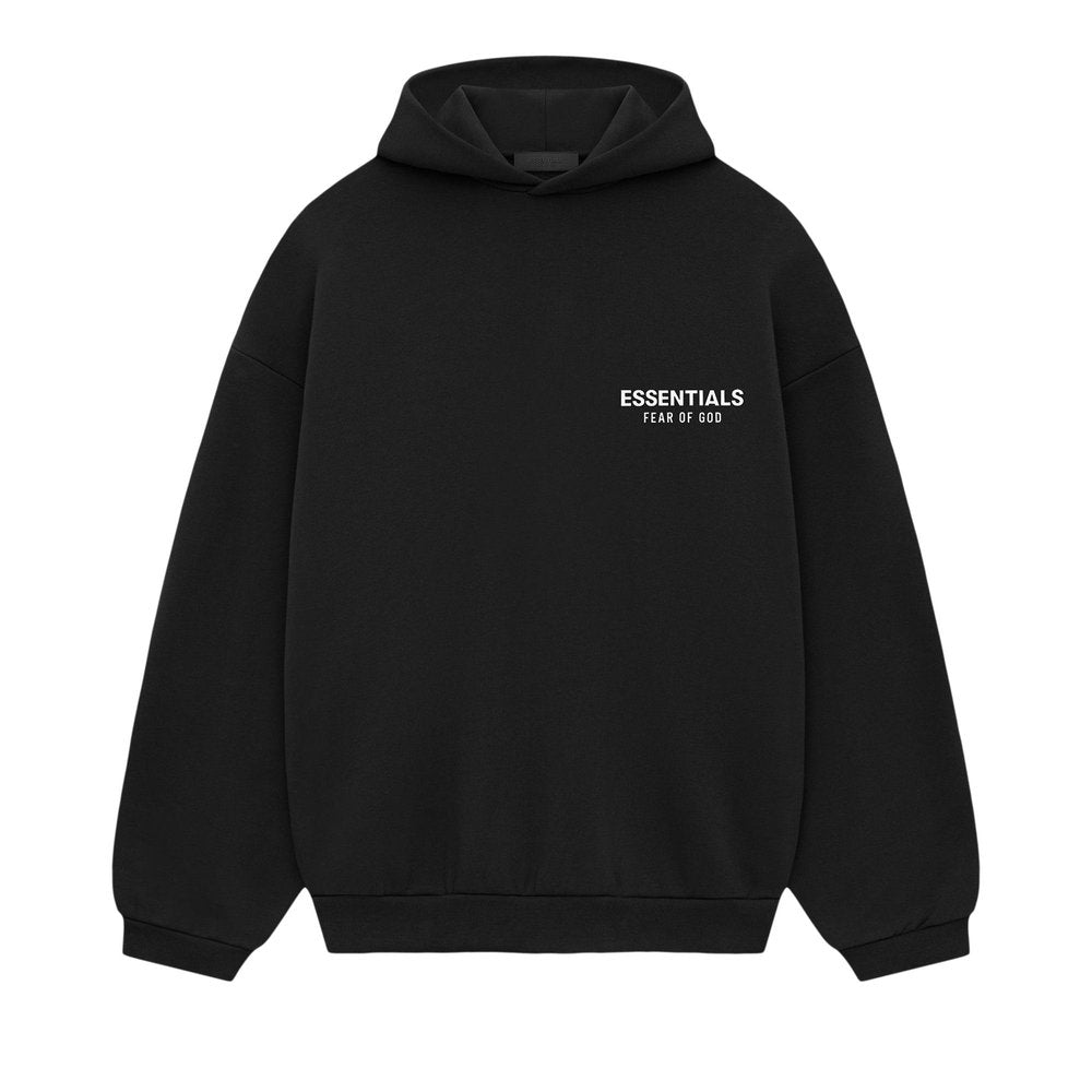 Fear of God Essentials Fleece Hoodie II 'Black' – hlavní pohled | Purekickz