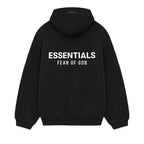 Fear of God Essentials Fleece Hoodie II 'Black' – boční pohled | Purekickz