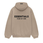 Fear of God Essentials Fleece Hoodie II 'Desert Sand' – boční pohled | Purekickz