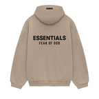 Fear of God Essentials Fleece Hoodie II 'Desert Sand' – boční pohled | Purekickz