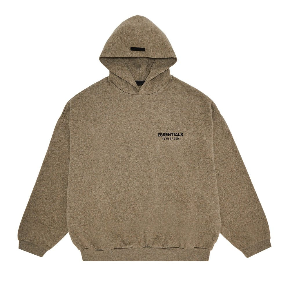 Fear of God Essentials Fleece Hoodie II 'Heather Grey' – hlavní pohled | Purekickz
