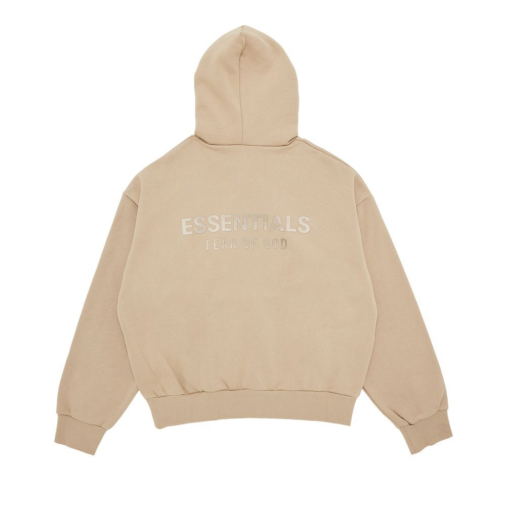 Fear of God Essentials Fleece Hoodie Timber – boční pohled | Purekickz