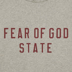 Fear of God Essentials Fleece II Hoodie Dark Heather – detail | Purekickz