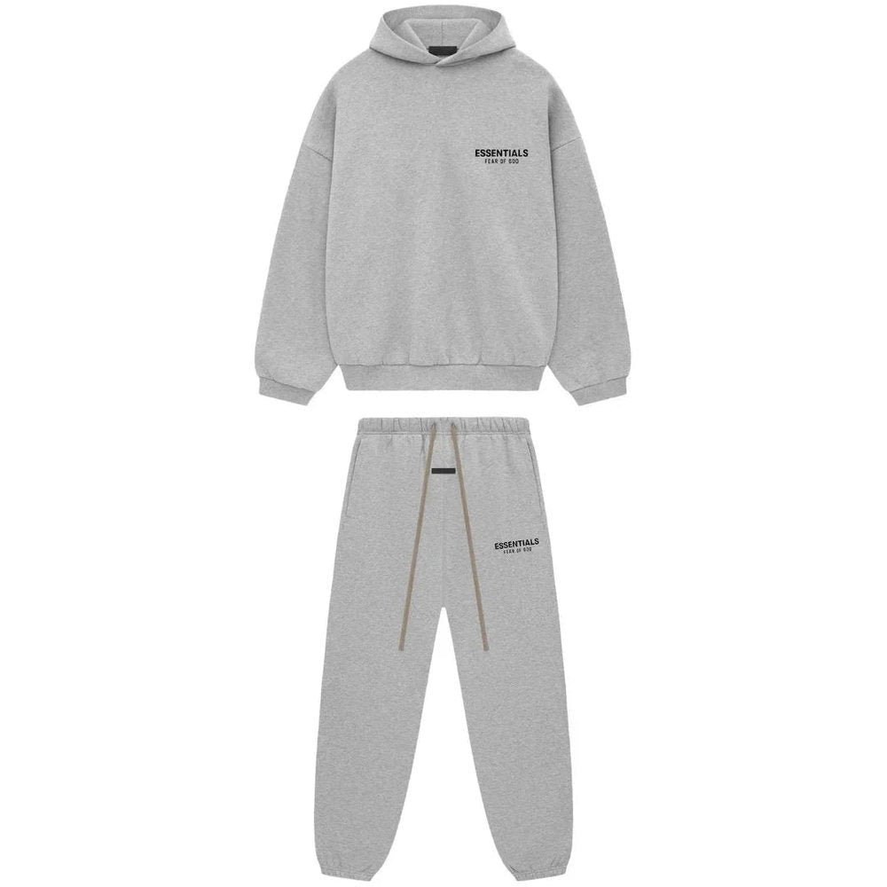 Fear of God Essentials Fleece Light Heather Gray Set – hlavní pohled | Purekickz