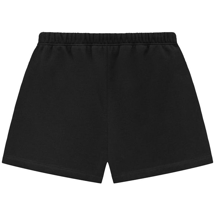 Fear of God Essentials Fleece Soccer Short Black – boční pohled | Purekickz