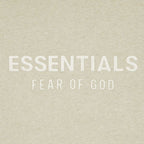 Fear of God Essentials Fleece Zip Up Hoodie Heather Stone – detail | Purekickz