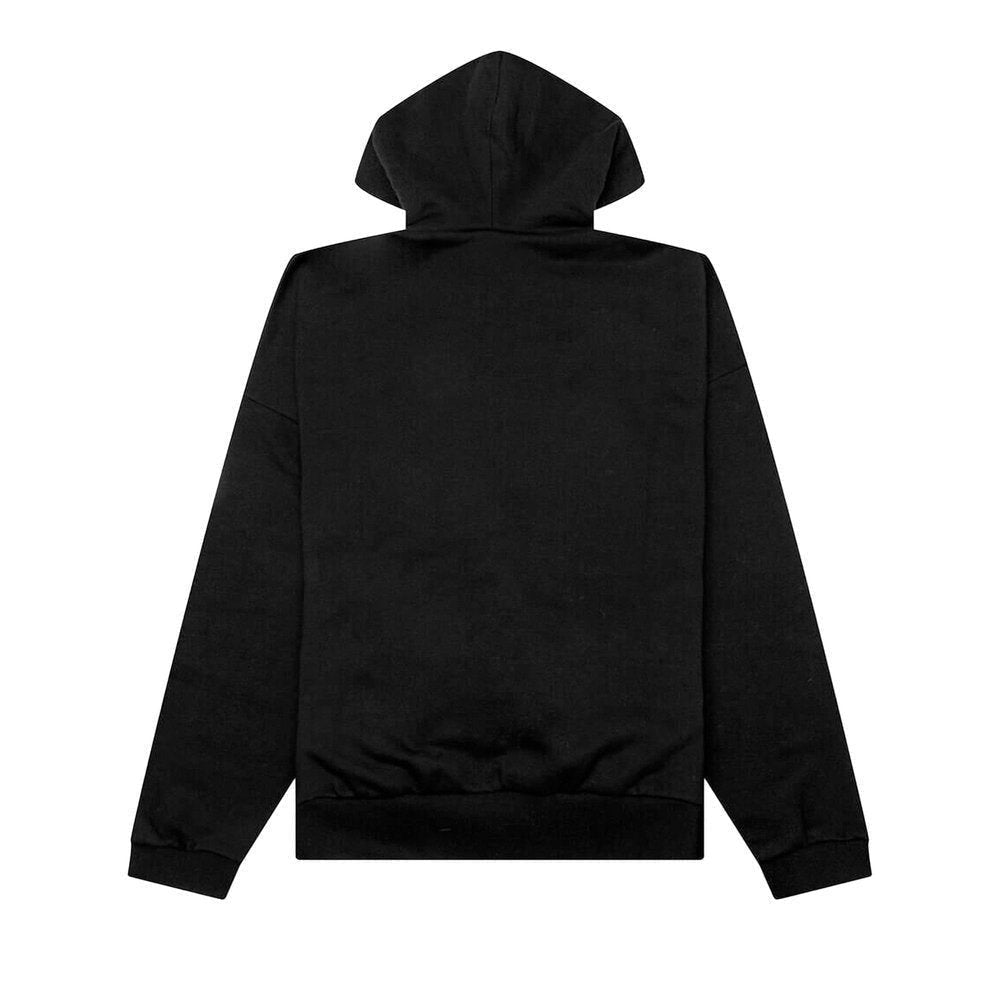Fear of God Essentials SS23 Hoodie Jet Black – boční pohled | Purekickz