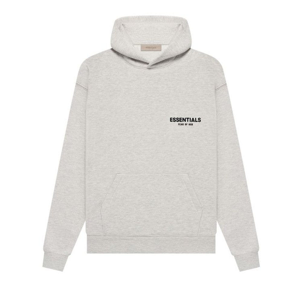 Fear of God Essentials Hoodie Light Oatmeal – hlavní pohled | Purekickz