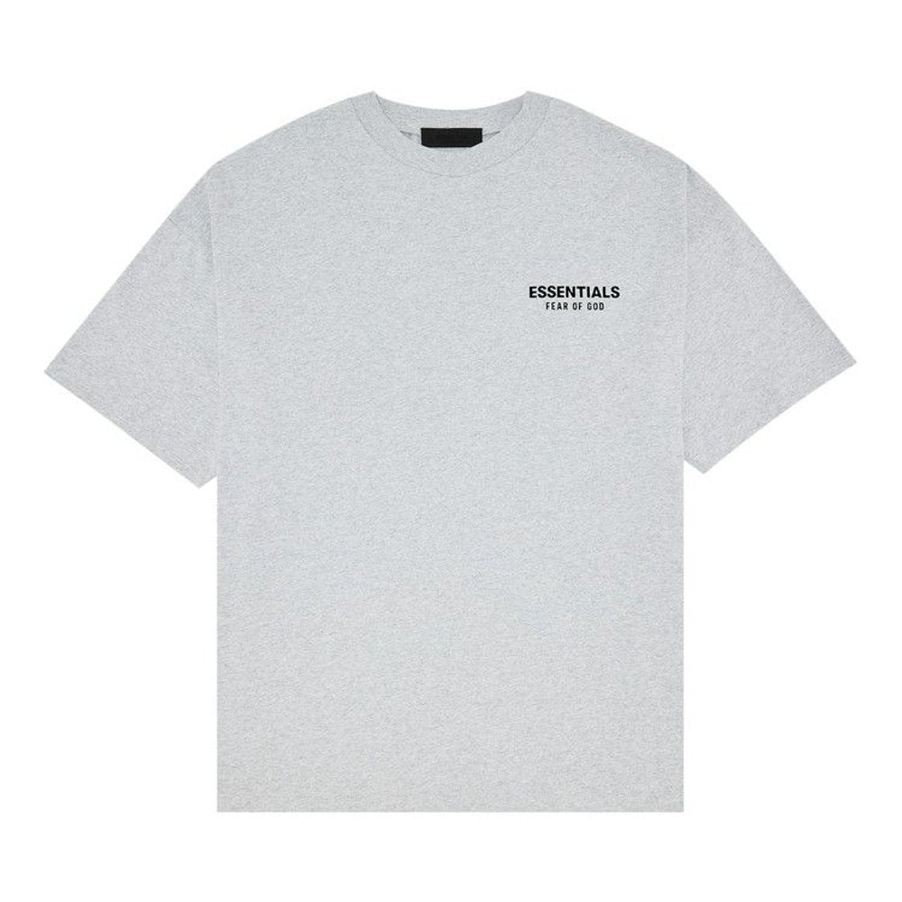 Fear of God Essentials Jersey Crewneck T-Shirt Light Heather Gray – hlavní pohled | Purekickz